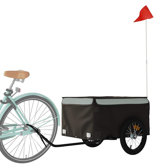 Remorcă pentru biciclete, negru și gri, 45 kg, fier - WALTI WALTI