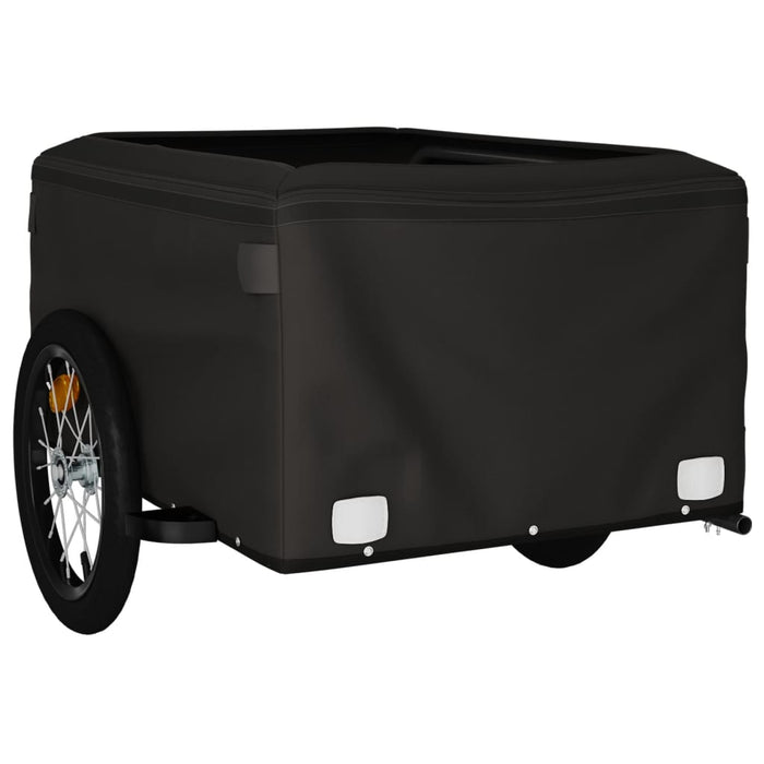 Remorcă pentru biciclete, negru și galben, 45 kg, fier WALTI