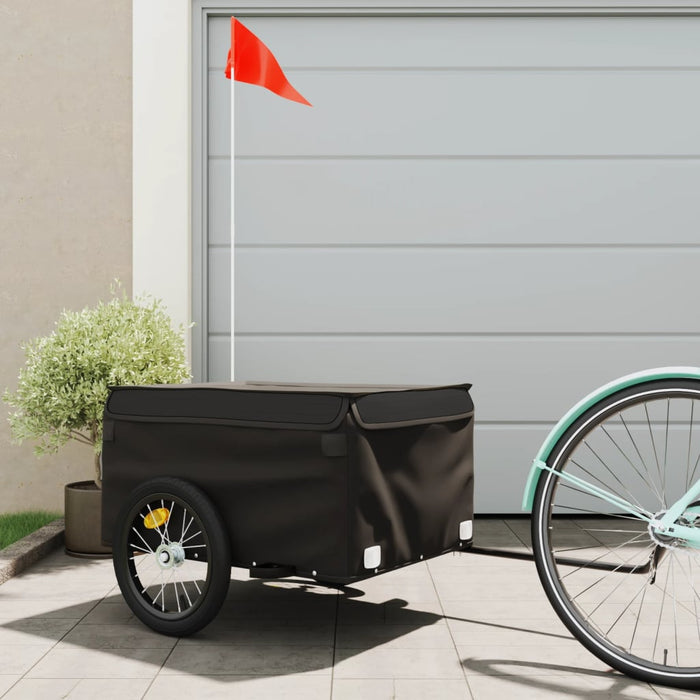 Remorcă pentru biciclete, negru, 45 kg, fier WALTI