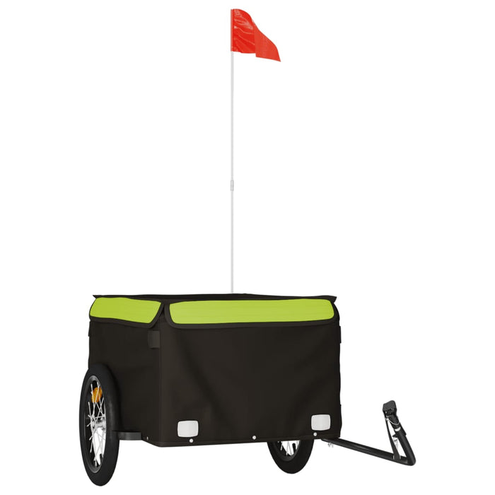 Remorcă pentru biciclete, negru și verde, 45 kg, fier - WALTI WALTI