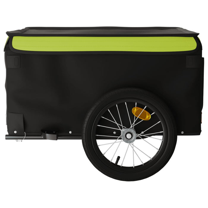 Remorcă pentru biciclete, negru și verde, 45 kg, fier - WALTI WALTI