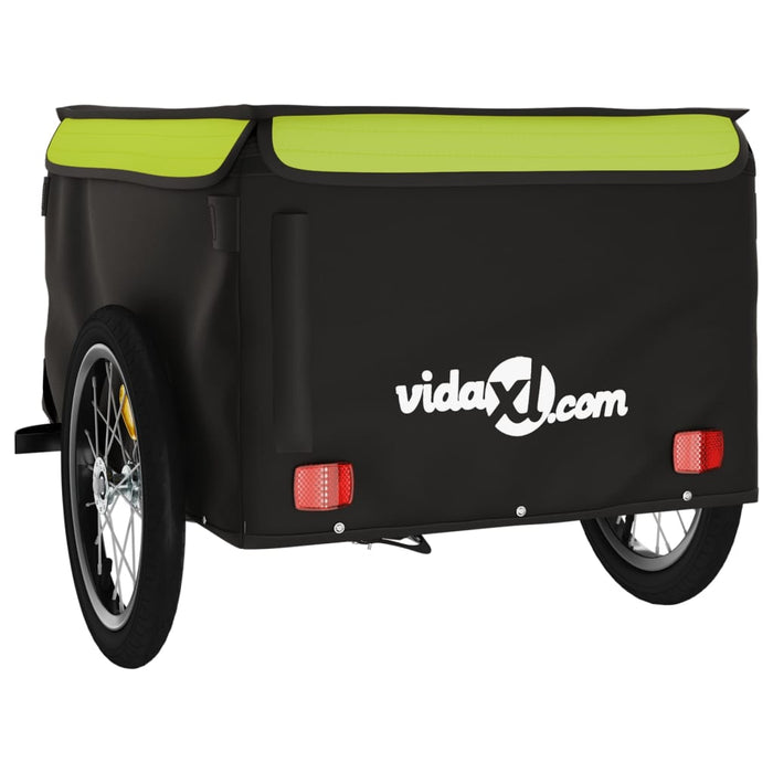 Remorcă pentru biciclete, negru și verde, 45 kg, fier - WALTI WALTI