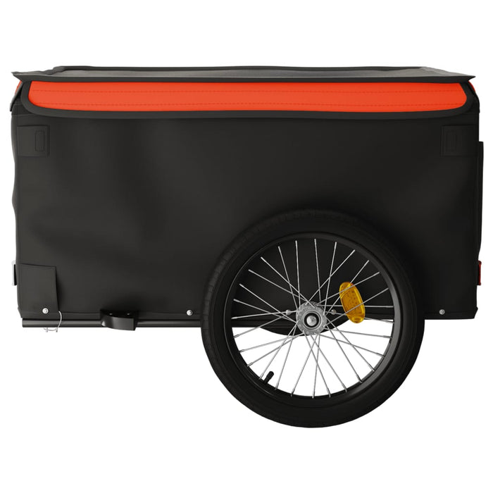 Remorcă pentru biciclete, negru și portocaliu, 45 kg, fier - WALTI WALTI