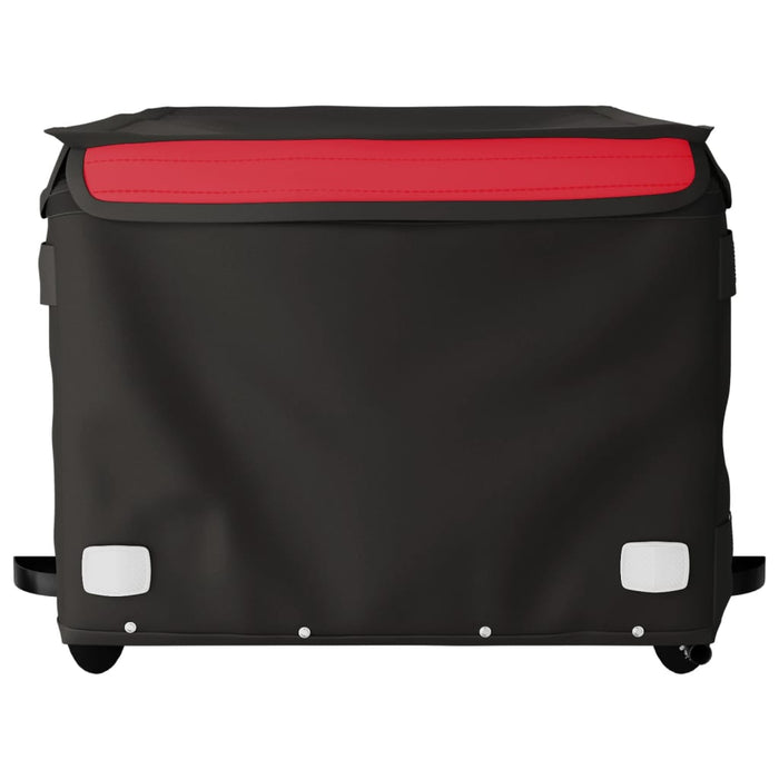 Remorcă pentru biciclete, negru și roșu, 45 kg, fier WALTI