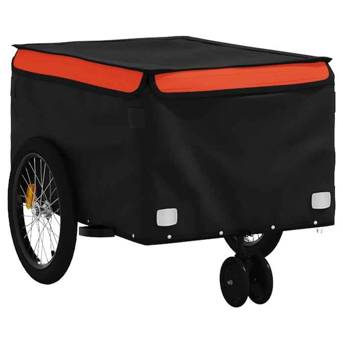 Remorcă pentru biciclete negru/portocaliu, 30 kg, fier - WALTI WALTI