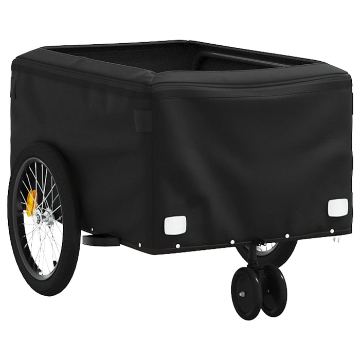 Remorcă pentru biciclete negru/portocaliu, 30 kg, fier - WALTI WALTI