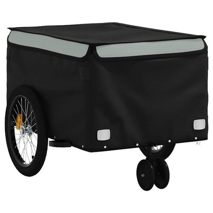 Remorcă pentru biciclete, negru și gri, 30 kg, fier WALTI