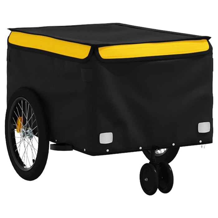 Remorcă pentru biciclete, negru și galben, 30 kg, fier - WALTI WALTI