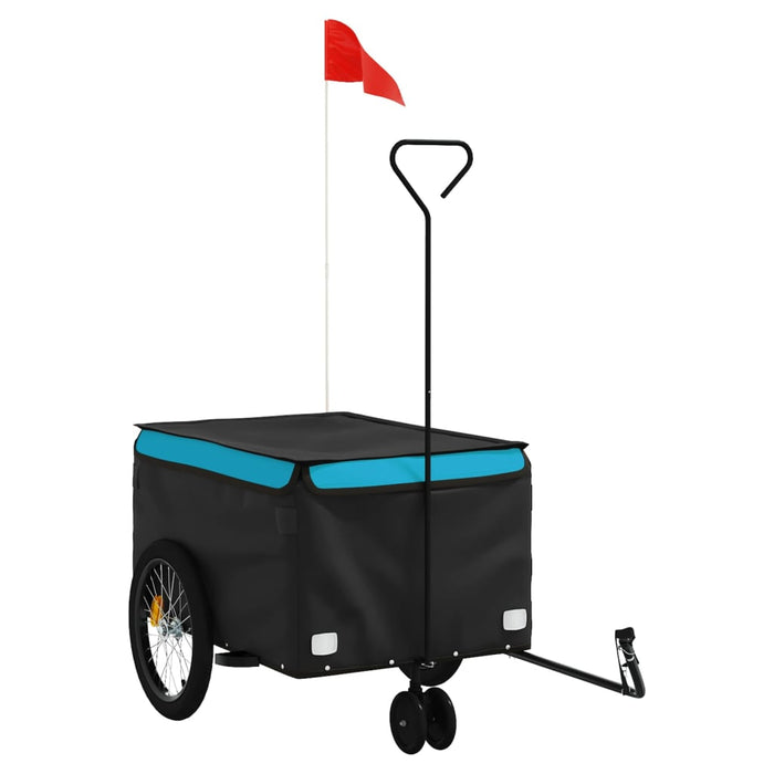 Remorcă pentru biciclete, negru și albastru, 30 kg, fier - WALTI WALTI