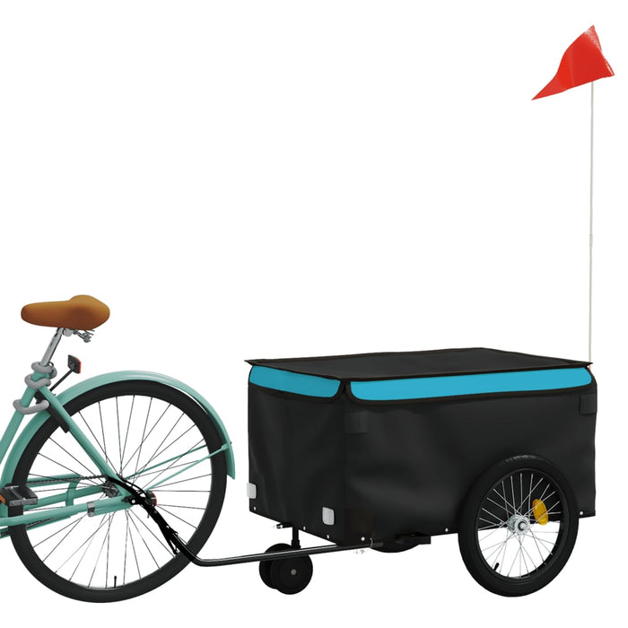 Remorcă pentru biciclete, negru și albastru, 30 kg, fier - WALTI WALTI
