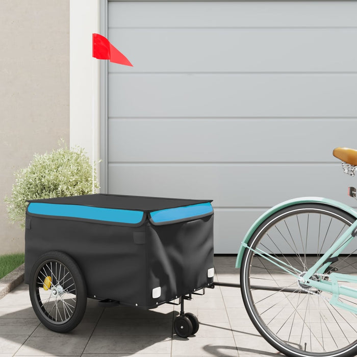 Remorcă pentru biciclete, negru și albastru, 30 kg, fier - WALTI WALTI