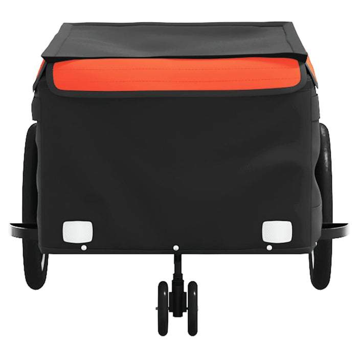 Remorcă pentru biciclete, negru și portocaliu, 45 kg, fier WALTI