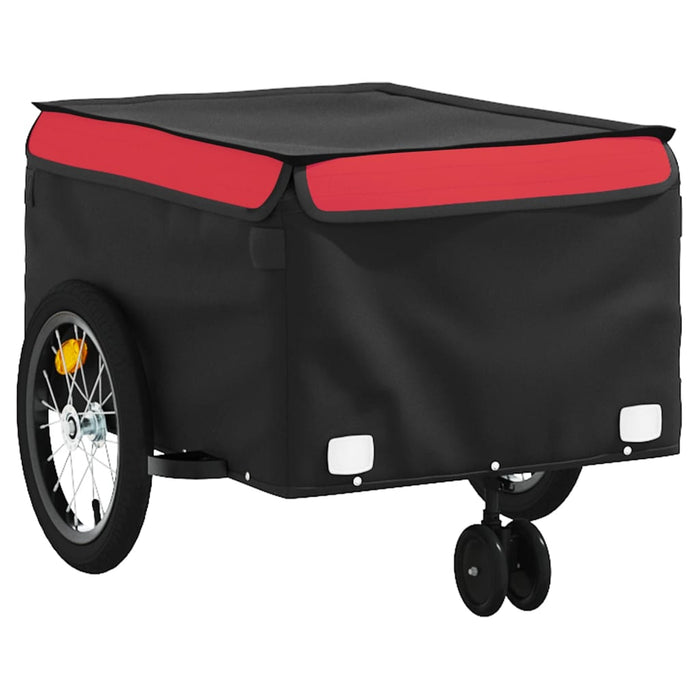 Remorcă pentru biciclete, negru și roșu, 45 kg, fier - WALTI WALTI