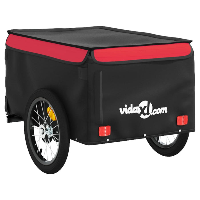 Remorcă pentru biciclete, negru și roșu, 45 kg, fier - WALTI WALTI