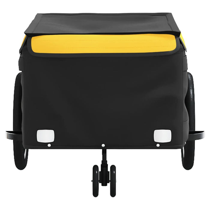 Remorcă pentru biciclete, negru și galben, 45 kg, fier WALTI