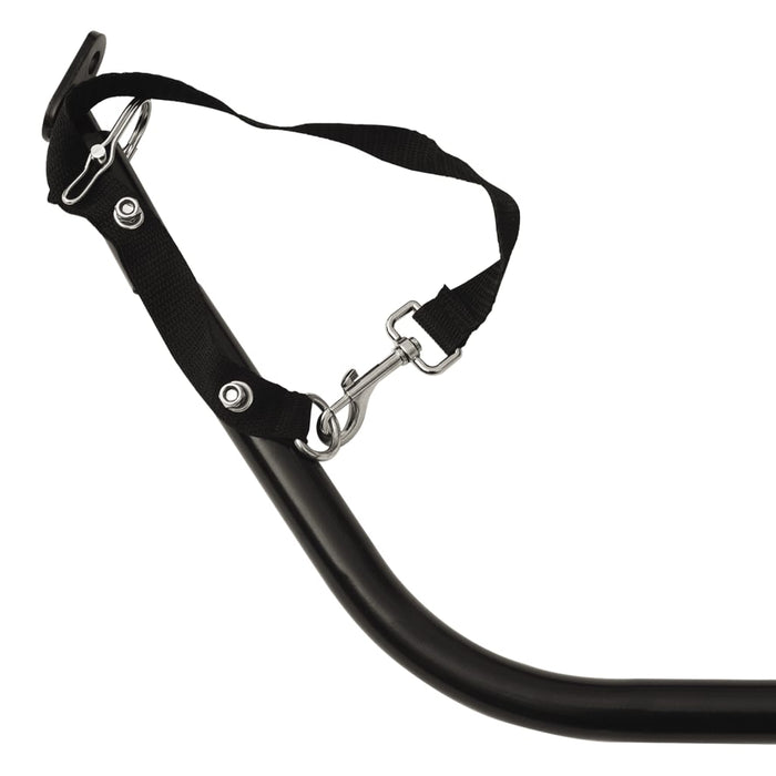 Remorcă pentru biciclete, negru și galben, 45 kg, fier WALTI