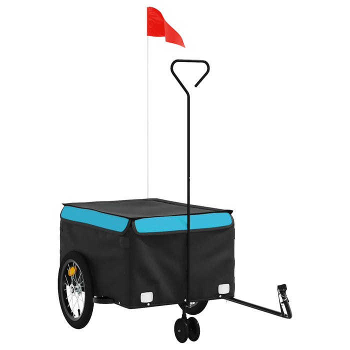 Remorcă pentru biciclete, negru și albastru, 45 kg, fier - WALTI WALTI