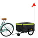 Remorcă pentru biciclete, negru și verde, 45 kg, fier - WALTI WALTI