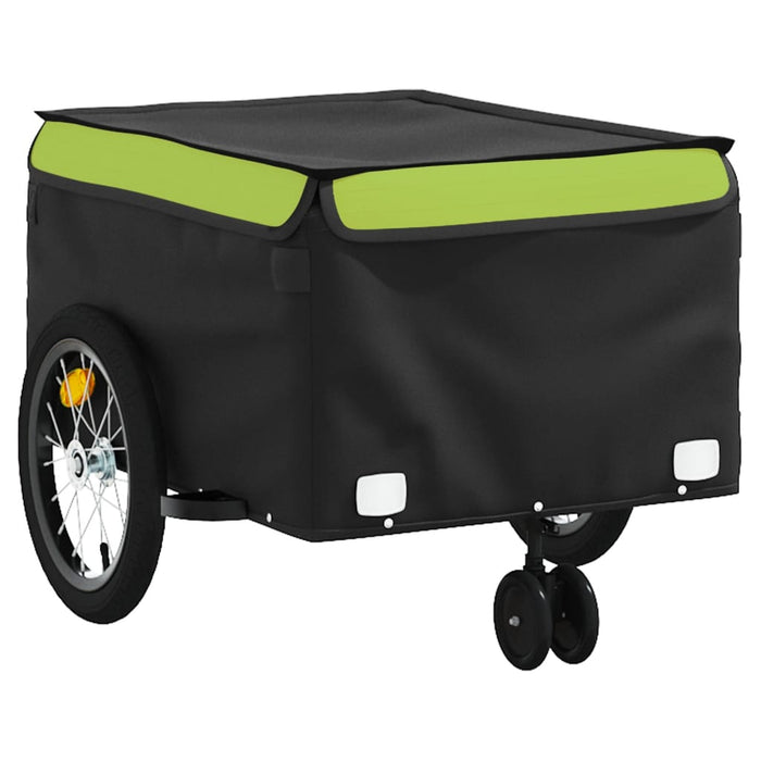 Remorcă pentru biciclete, negru și verde, 45 kg, fier - WALTI WALTI