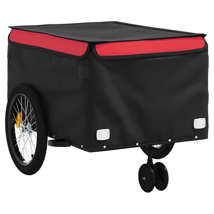 Remorcă pentru biciclete, negru și roșu, 45 kg, fier - WALTI WALTI