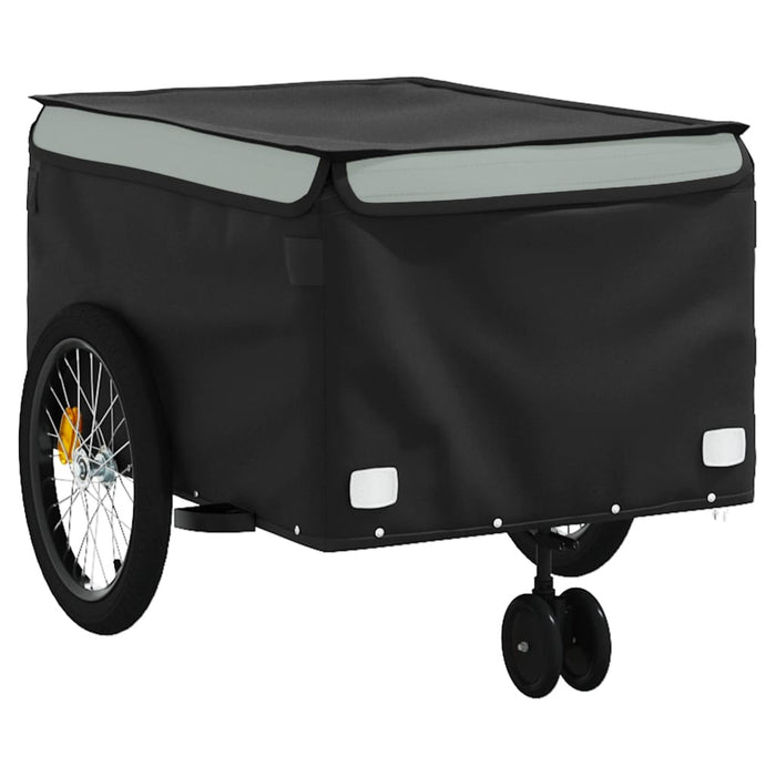 Remorcă pentru biciclete, negru și gri, 45 kg, fier WALTI