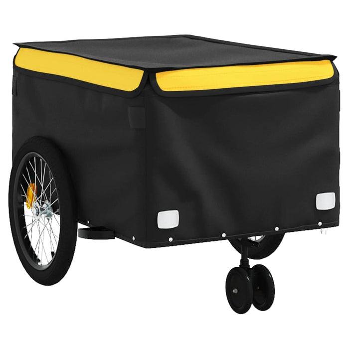 Remorcă pentru biciclete, negru și galben, 45 kg, fier - WALTI WALTI