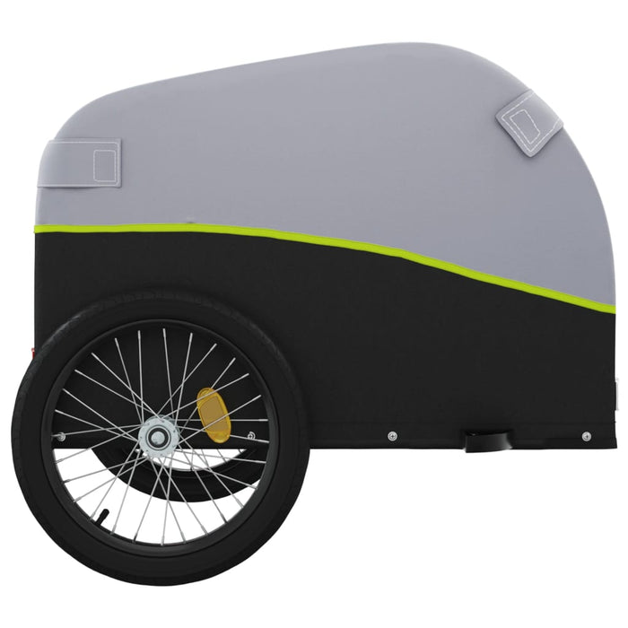 Remorcă pentru biciclete, negru și verde, 30 kg, fier WALTI