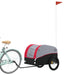 Remorcă pentru biciclete, negru și roșu, 45 kg, fier - WALTI WALTI