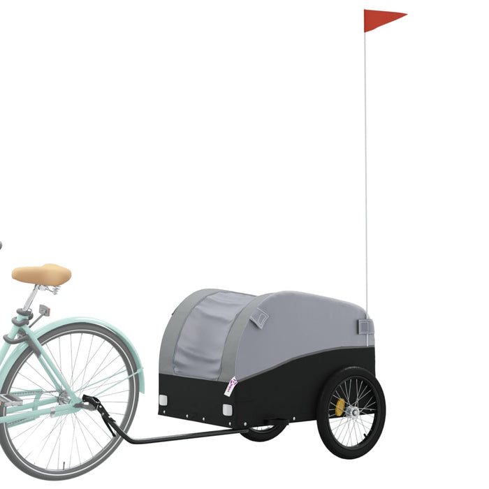 Remorcă pentru biciclete, negru și gri, 45 kg, fier - WALTI WALTI