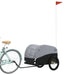 Remorcă pentru biciclete, negru și gri, 45 kg, fier - WALTI WALTI