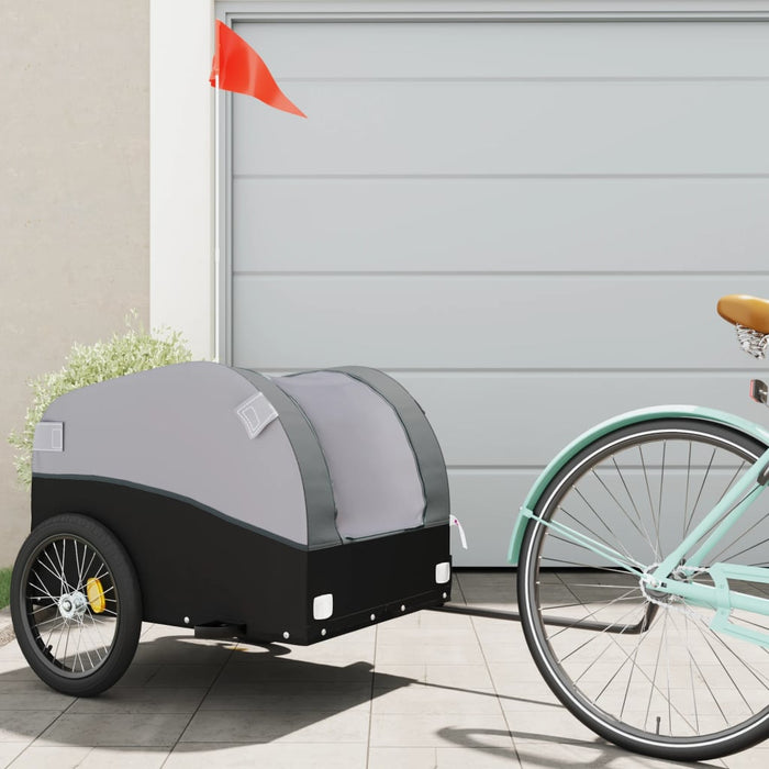 Remorcă pentru biciclete, negru și gri, 45 kg, fier - WALTI WALTI