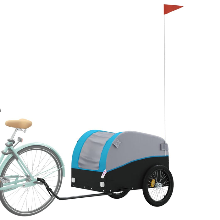 Remorcă pentru biciclete, negru și albastru, 45 kg, fier - WALTI WALTI