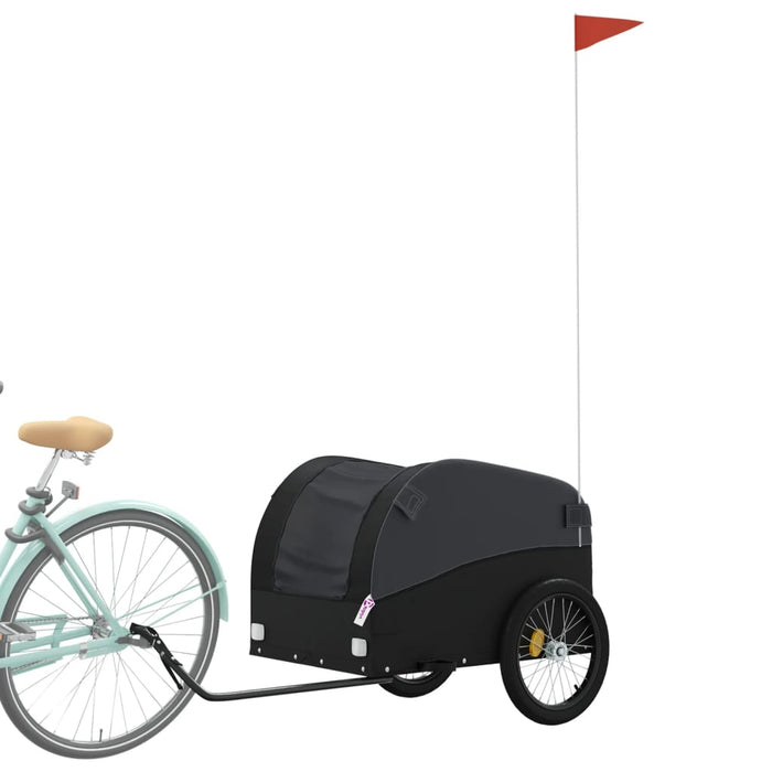 Remorcă pentru biciclete, negru, 45 kg, fier WALTI