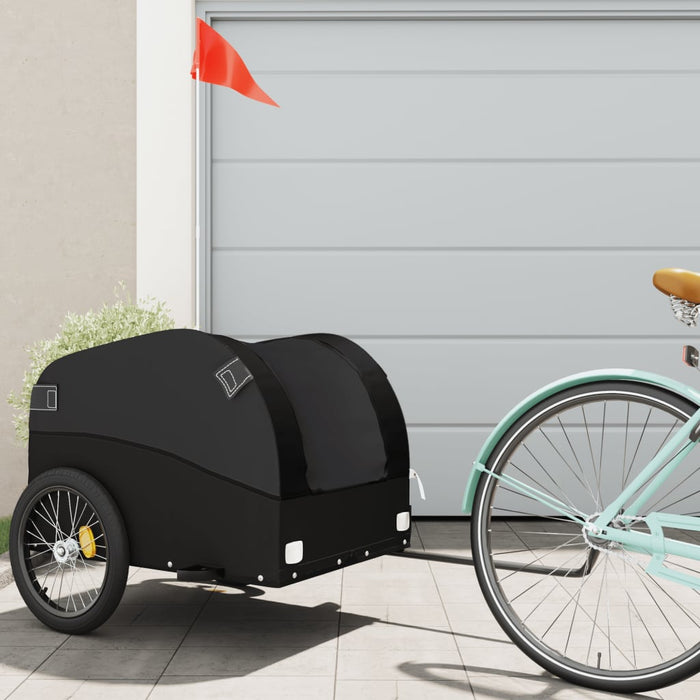 Remorcă pentru biciclete, negru, 45 kg, fier WALTI