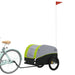 Remorcă pentru biciclete, negru și verde, 45 kg, fier - WALTI WALTI
