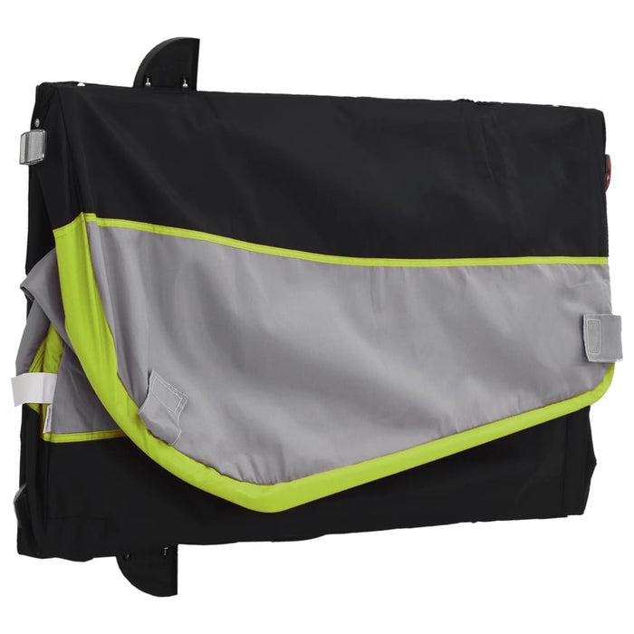 Remorcă pentru biciclete, negru și verde, 45 kg, fier - WALTI WALTI