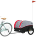 Remorcă pentru biciclete, negru și roșu, 45 kg, fier - WALTI WALTI