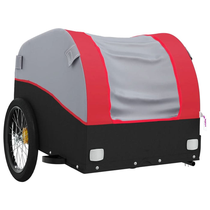 Remorcă pentru biciclete, negru și roșu, 45 kg, fier - WALTI WALTI