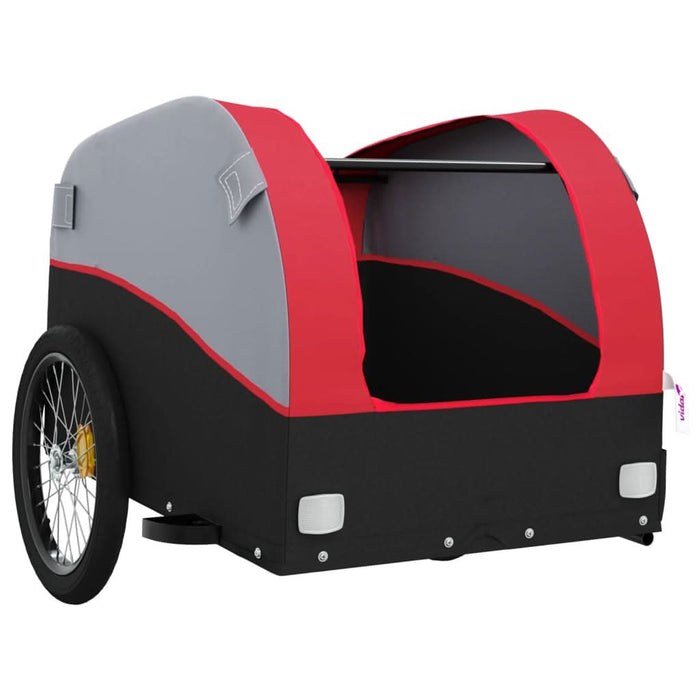 Remorcă pentru biciclete, negru și roșu, 45 kg, fier - WALTI WALTI