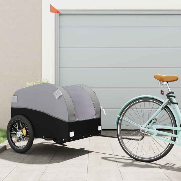 Remorcă pentru biciclete, negru și gri, 45 kg, fier - WALTI WALTI
