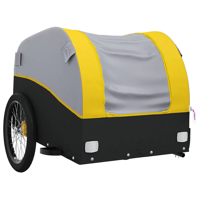 Remorcă pentru biciclete, negru și galben, 45 kg, fier - WALTI WALTI