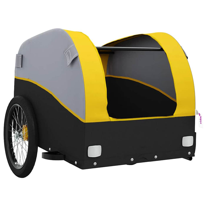 Remorcă pentru biciclete, negru și galben, 45 kg, fier - WALTI WALTI