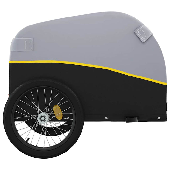 Remorcă pentru biciclete, negru și galben, 45 kg, fier - WALTI WALTI