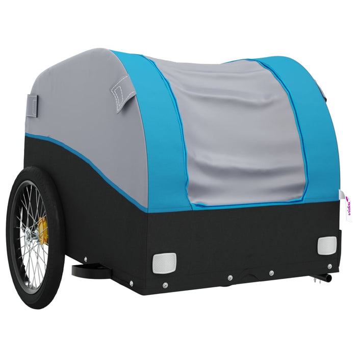 Remorcă pentru biciclete, negru și albastru, 45 kg, fier - WALTI WALTI