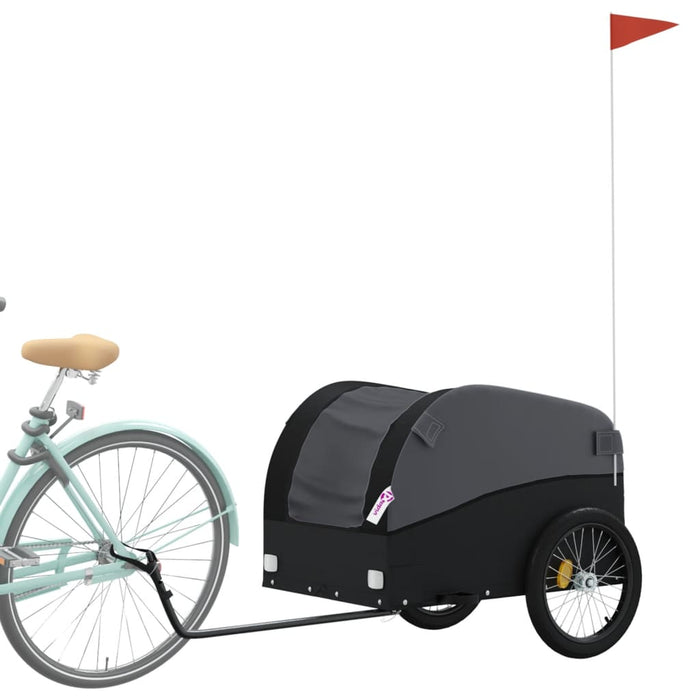 Remorcă pentru biciclete, negru, 45 kg, fier - WALTI WALTI