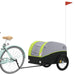 Remorcă pentru biciclete, negru și verde, 45 kg, fier - WALTI WALTI