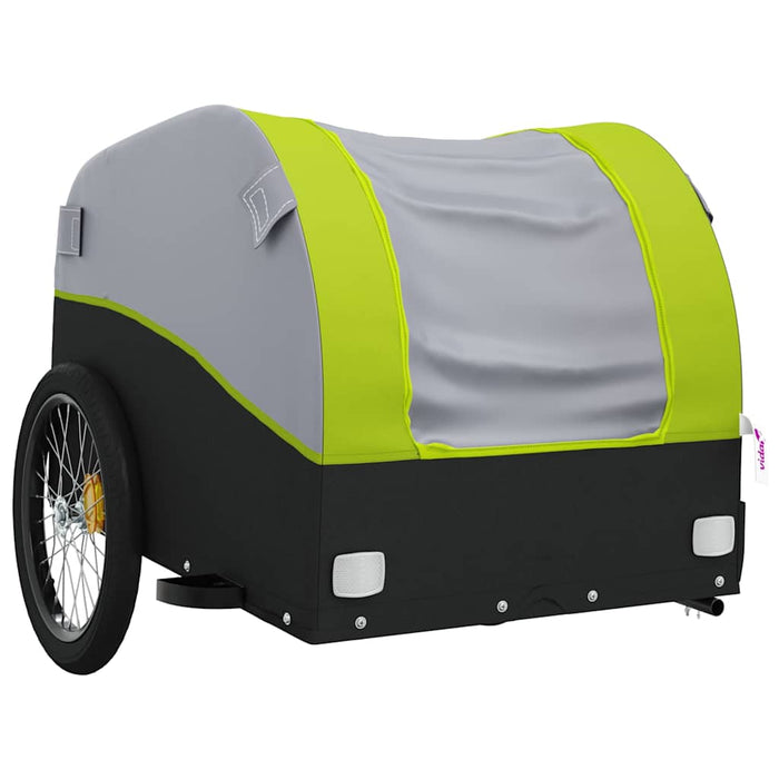 Remorcă pentru biciclete, negru și verde, 45 kg, fier - WALTI WALTI