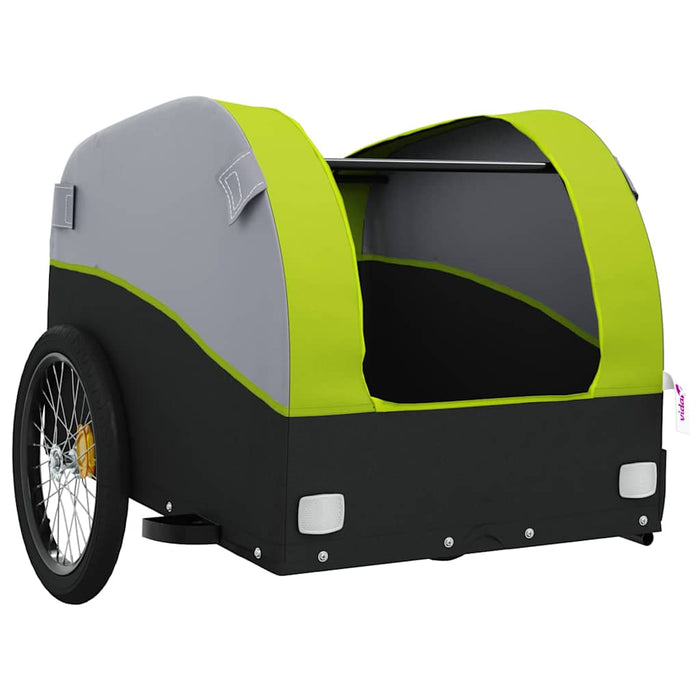 Remorcă pentru biciclete, negru și verde, 45 kg, fier - WALTI WALTI