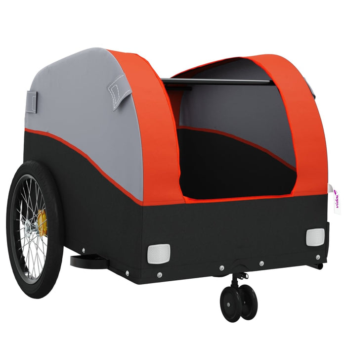 Remorcă pentru biciclete negru/portocaliu, 30 kg, fier - WALTI WALTI