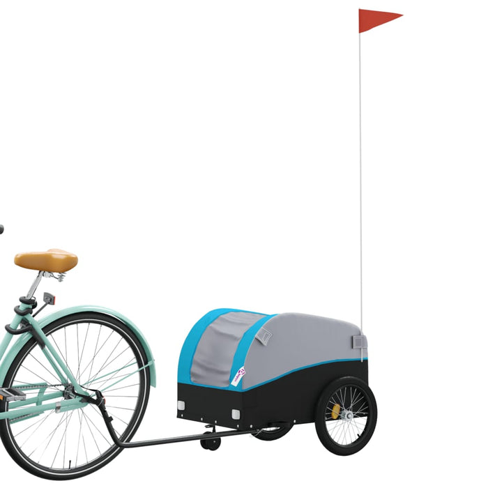 Remorcă pentru biciclete, negru și albastru, 30 kg, fier - WALTI WALTI